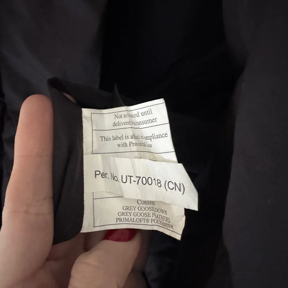 Lululemon Black Long Oversized Down Jacket Size M/L NWT